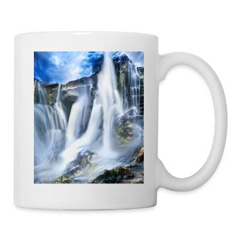 great ART on great PEOPLE - Tasse - Weiß - Rechts