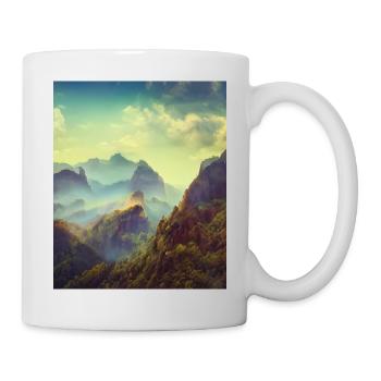 great ART on great PEOPLE - Tasse - Weiß - Rechts