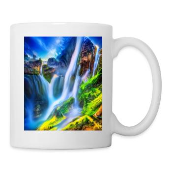 great ART on great PEOPLE - Tasse - Weiß - Rechts