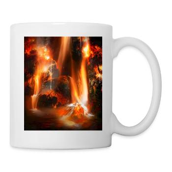 great ART on great PEOPLE - Tasse - Weiß - Rechts