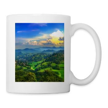 great ART on great PEOPLE - Tasse - Weiß - Rechts