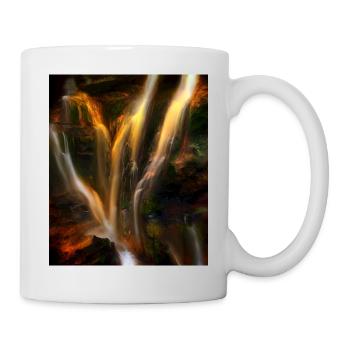 great ART on great PEOPLE - Tasse - Weiß - Rechts