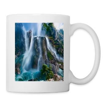 great ART on great PEOPLE - Tasse - Weiß - Rechts