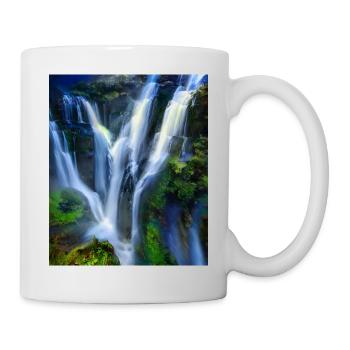 great ART on great PEOPLE - Tasse - Weiß - Rechts