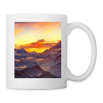 great ART on great PEOPLE - Tasse - Weiß - Rechts