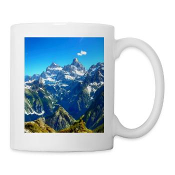 great ART on great PEOPLE - Tasse - Weiß - Rechts