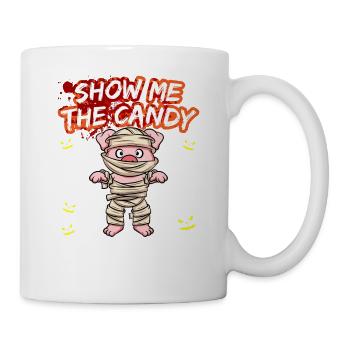 Show Me The Candy Halloween Costume Trick Or Treat - Mug - white - Right