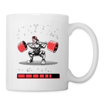 Culturiste Muscles Gym Fitness Training - Mug blanc - blanc - Droite