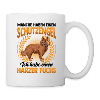 Harzer Fuchs ist mein Schutzengel Hütefuchs - Tasse - Weiß - Rechts