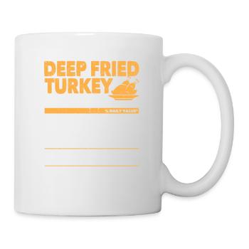 Fried Turkey Fun Thanksgiving Dinner - Mug - white - Right