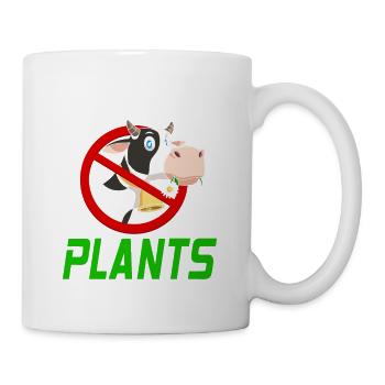 Propulsé par des plantes Awesome Retro Vegan Designs - Mug blanc - blanc - Droite