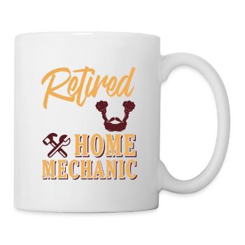 I'm A Professional Home Mechanic Funny Retro - Tasse - Weiß - Rechts