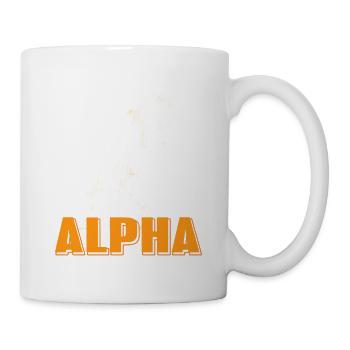 ALPHA de la meute Cool Awesome Wolf Lover Tea - Mug blanc - blanc - Droite