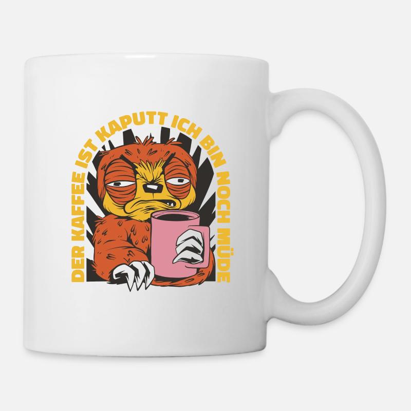 Le café est cassé Je suis toujours fatigué - Mug blanc - blanc
