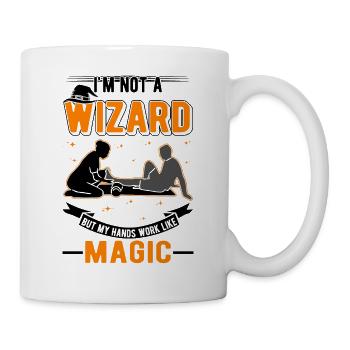 Physiotherapist Magician Physiotherapy Physio - Mug - white - Right