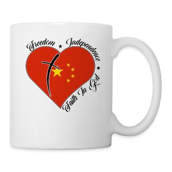 Freedom Faith in God - China - Mug - white - Right