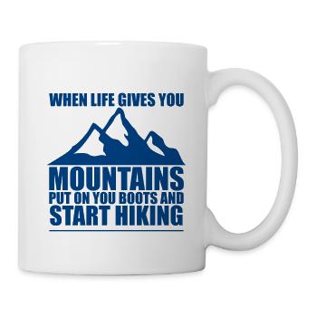 When Life Gives You Mountains 3 - Mug - white - Right