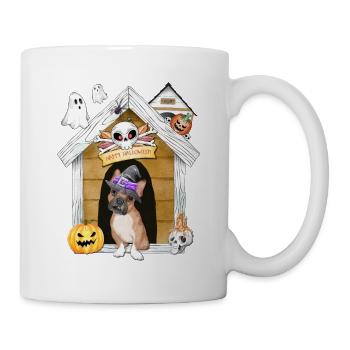 Halloween Frenchie Dog Witch - Mug - white - Right