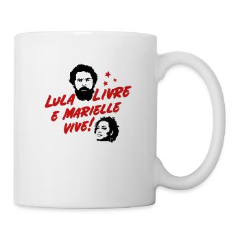 Lula Livre PT 13 - Marielle Vive! - Mug - white - Right