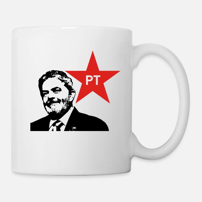 Lula PT 13 - Estrela Vermelha - Mug - white