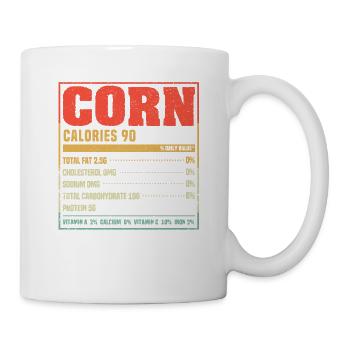 Corn Nutritional Information Thanksgiving Family Pajamas - Mug - white - Right