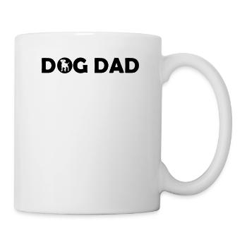 Chien Papa - Mug blanc - blanc - Droite