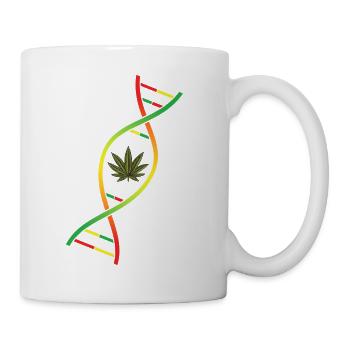 Good Vibes Seulement Rastafari Rasta Jamaïque Reggae - Mug blanc - blanc - Droite