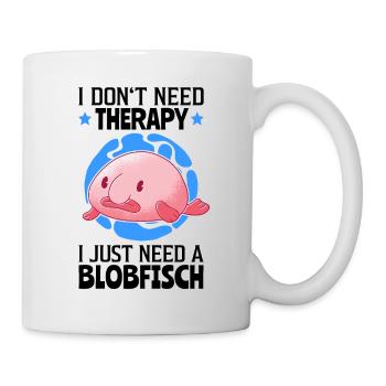 Blobfish sont mes mèmes de poisson de thérapie - Mug blanc - blanc - Droite