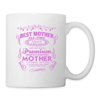 70% Patience 100% Love BEST MOTHER MOM T-Shirt - Mug blanc - blanc - Droite
