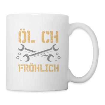 Olich aber Fröhlich - Tasse - Weiß - Rechts