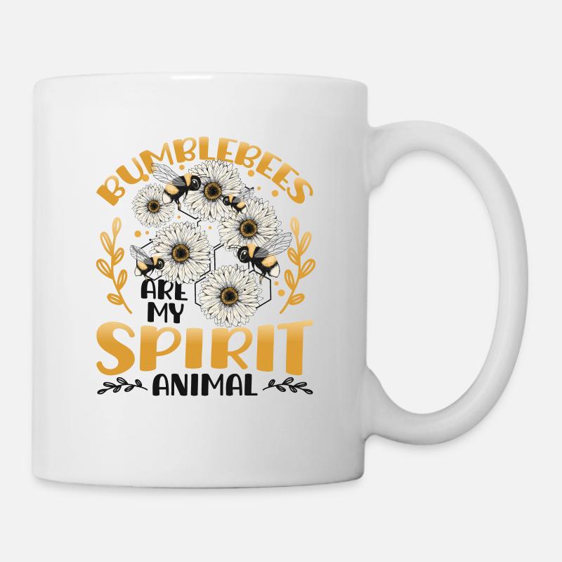 Hummeln sind mein Geist Tier Hummel - Tasse - Weiß
