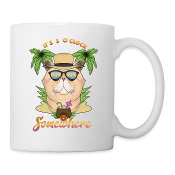 It Is 5 OClock Somewhere Drinking Exotic - Mug - white - Right
