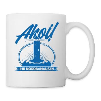 Norddeutsch Norden Nordsee Zitate Heimat Geschenk - Tasse - Weiß - Rechts