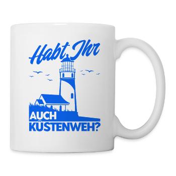 Norddeutsch Norden Nordsee Zitate Heimat Geschenk - Tasse - Weiß - Rechts