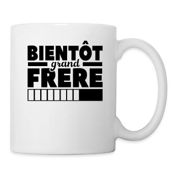 Bientôt Grand-frère - Mug blanc - blanc - Droite