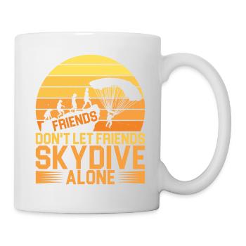 Friends Don't Let Friends Skydive Alone - Mug - white - Right