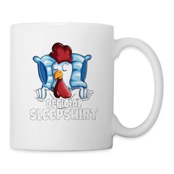 Chicken Chicks Chickens Pajamas Late riser Chicken - Mug - white - Right