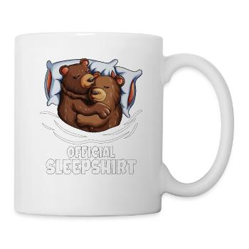Official Sleepshirt Bear Couple Bear Mom Baby - Mug - white - Right