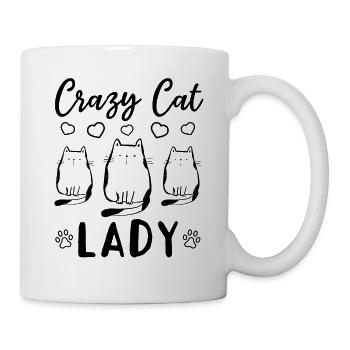 Cat Mama Cute Cat Lover - Cat Owner Crazy Cat Lady - Tasse - Weiß - Rechts
