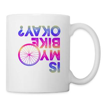 fahrrad spruch - Tasse - Weiß - Rechts