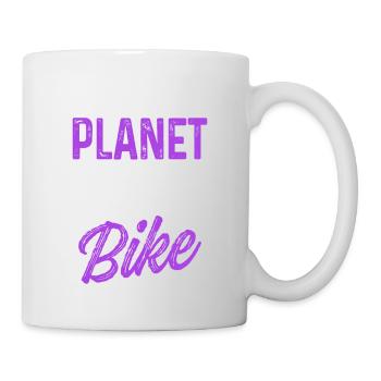 save the planet bike - Mug - white - Right
