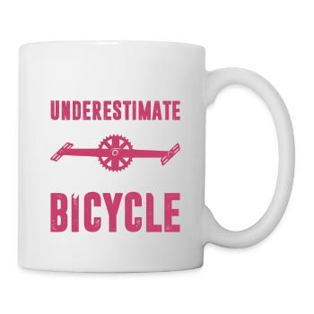 old man bike - Mug - white - Right