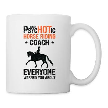 Instructeur d’équitation Drôle psychotique - Mug blanc - blanc - Droite