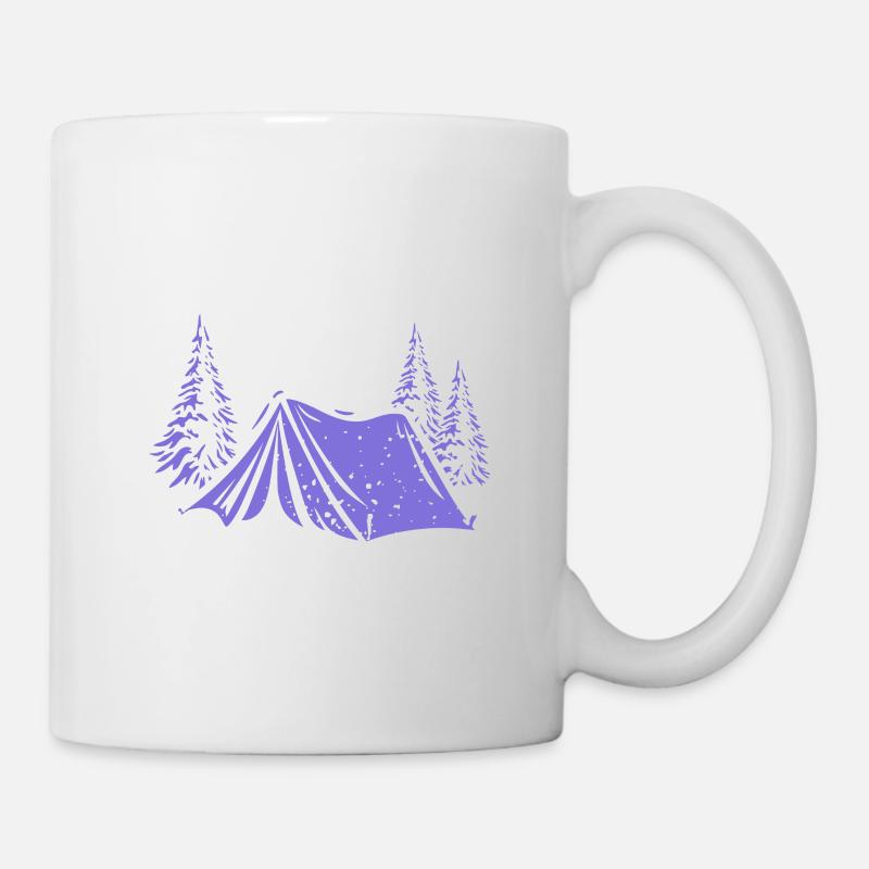 happy little camper - Tasse - Weiß