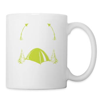 ich liebe camping - Tasse - Weiß - Rechts