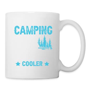 camping mom mama - Tasse - Weiß - Rechts