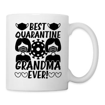 Best Quarantine Grandma Ever - Mug - white - Right