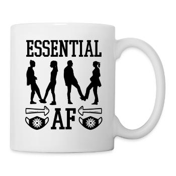 Essential AF Funny Essential Employee Humor - Mug - white - Right