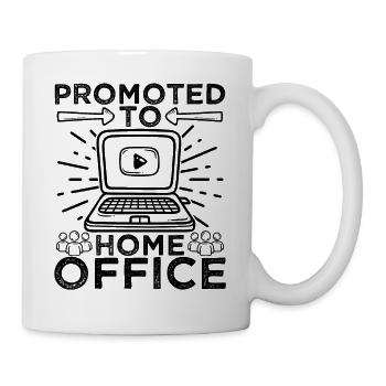 Promoted To Home Office Humor - Mug - white - Right