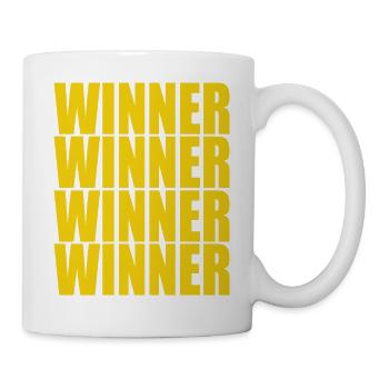 Meilleure vente winner winner winner - Mug blanc - blanc - Droite